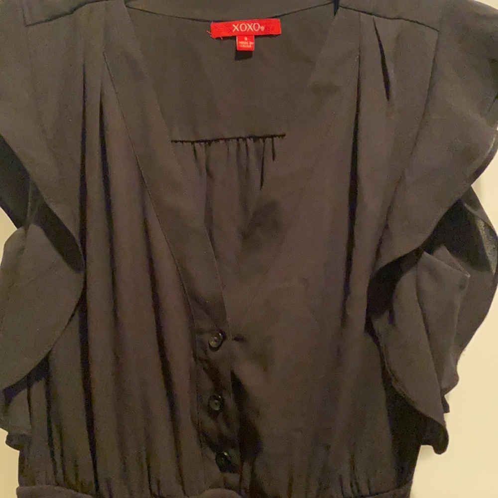 XOXO Black Blouse